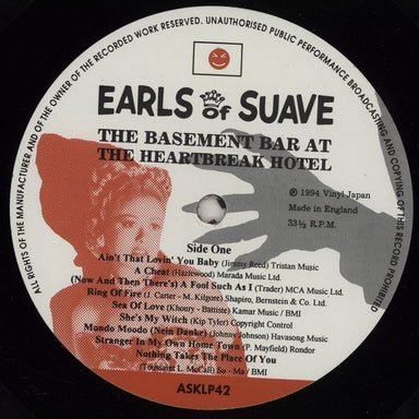 Earls Of Suave The Basement Bar At The Heartbreak Hotel UK vinyl LP album (LP record) IF3LPTH758327