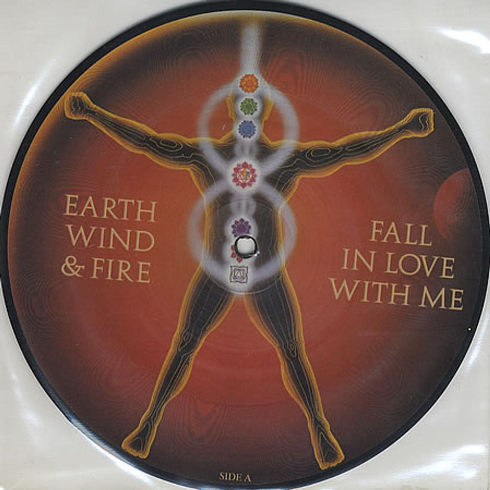 Earth Wind & Fire Fall In Love With Me UK 7" vinyl picture disc (7 inch picture disc single) A11-2927