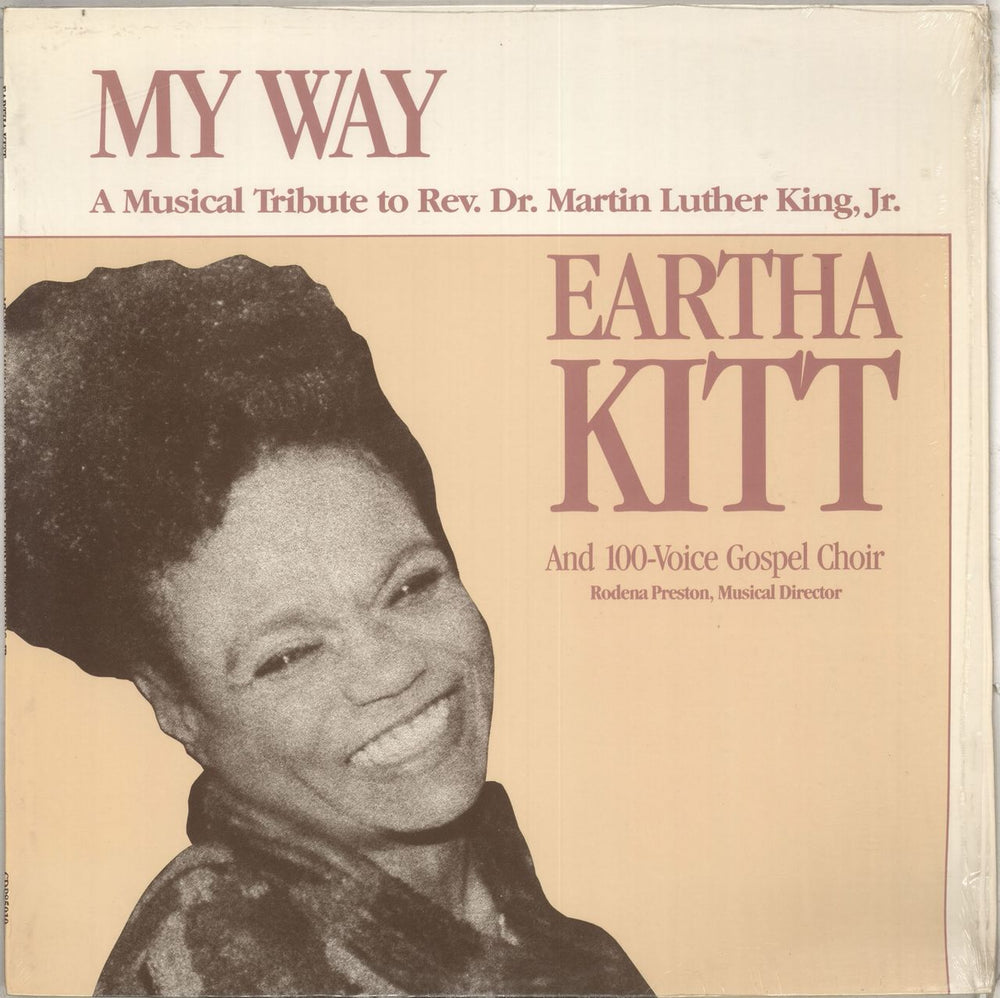 Eartha Kitt My Way  - A Musical Tribute To Rev. Dr. Martin Luther King Jr. US vinyl LP album (LP record) CDP85010