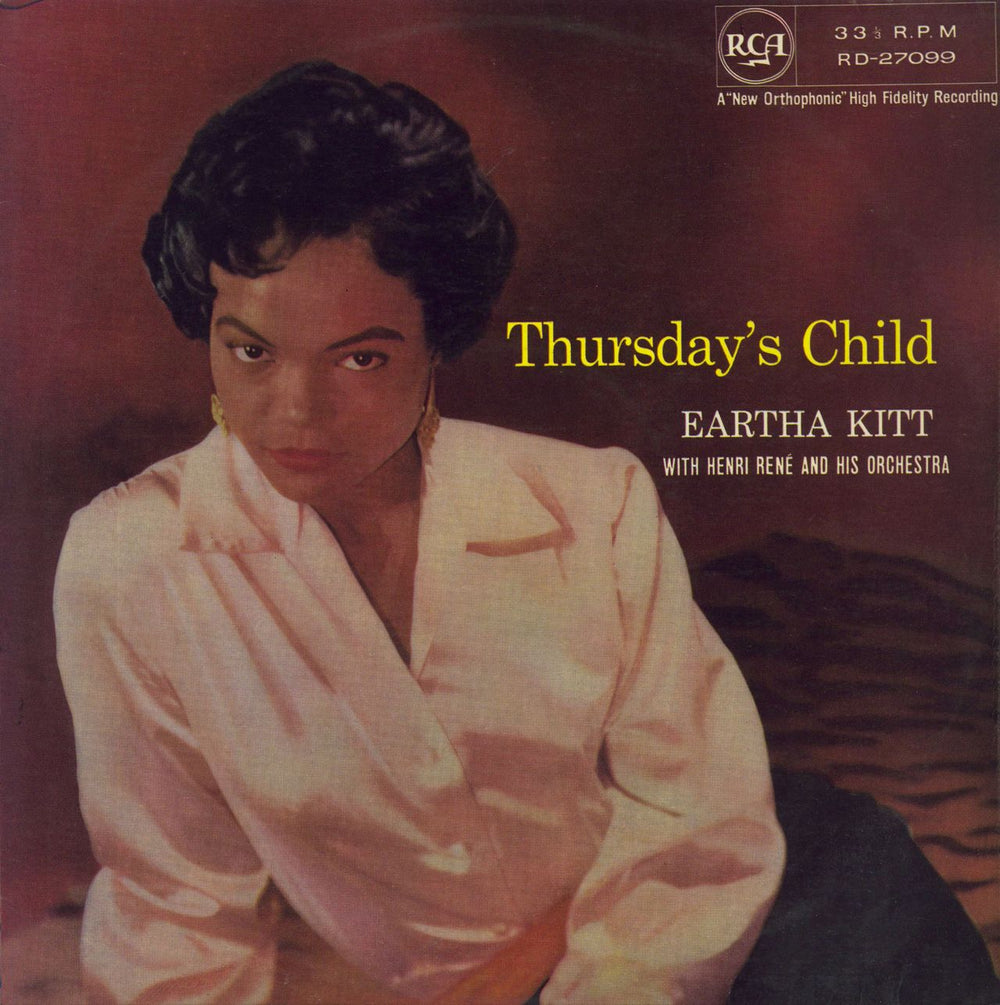 Eartha Kitt Thursday's Child UK vinyl LP album (LP record) CLP1104