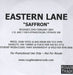 Eastern Lane Saffron UK Promo CD-R acetate CD-R ACETATE