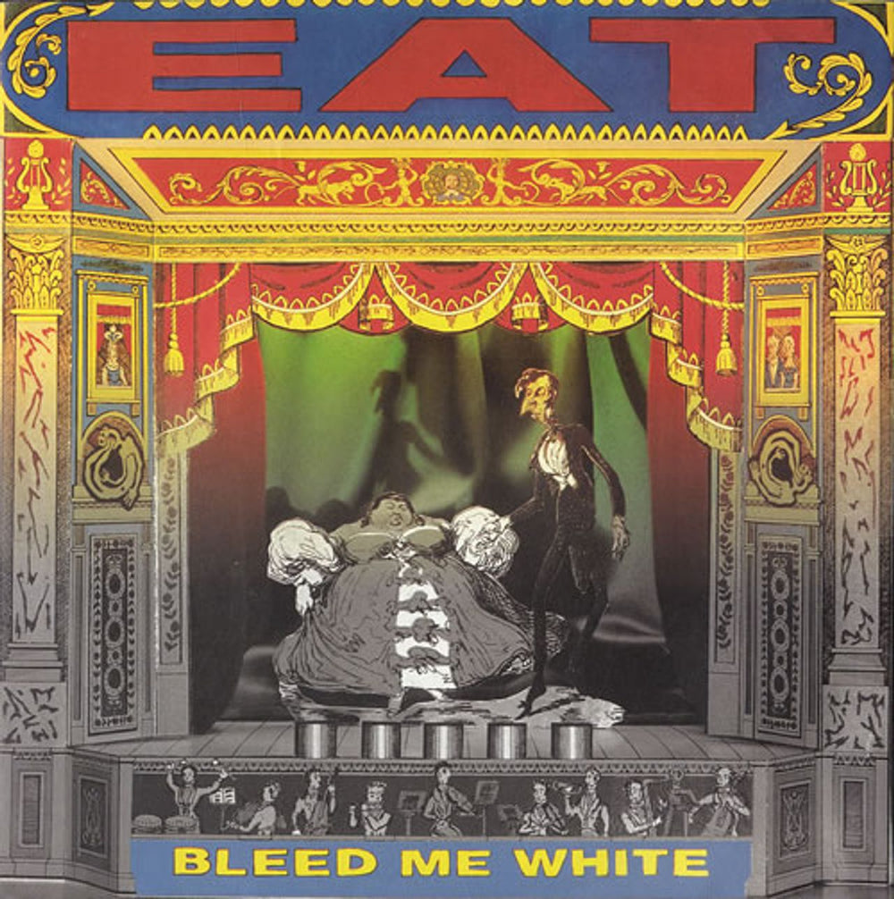 Eat Bleed Me White UK 7" vinyl single (7 inch record / 45) FICS48