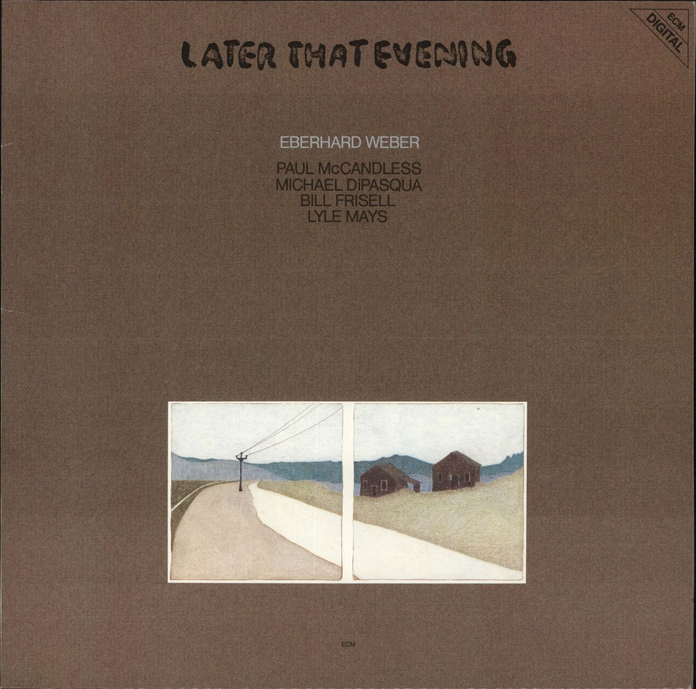 Eberhard Weber Later That Evening German vinyl LP album (LP record) ECM1231