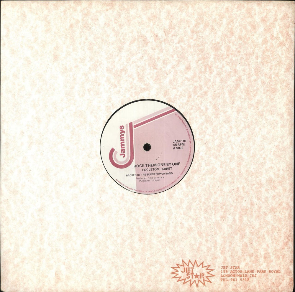 Eccleton Jarrett Rock Them One By One UK 12" vinyl single (12 inch record / Maxi-single) JAM010