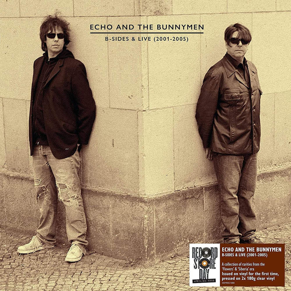 Echo & The Bunnymen B-Sides & Live 2001-2005 - Clear Vinyl - RSD 2022 - Sealed UK 2-LP vinyl record set (Double LP Album) ECH2LBS792766