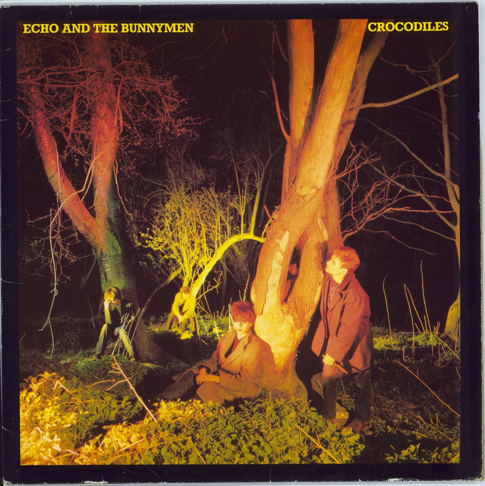 Echo & The Bunnymen Crocodiles - black label UK vinyl LP album (LP record) KODE1