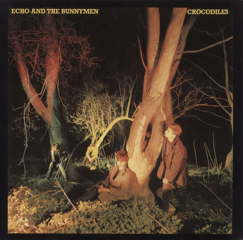 Echo & The Bunnymen Crocodiles - black label UK vinyl LP album (LP record) KODE1