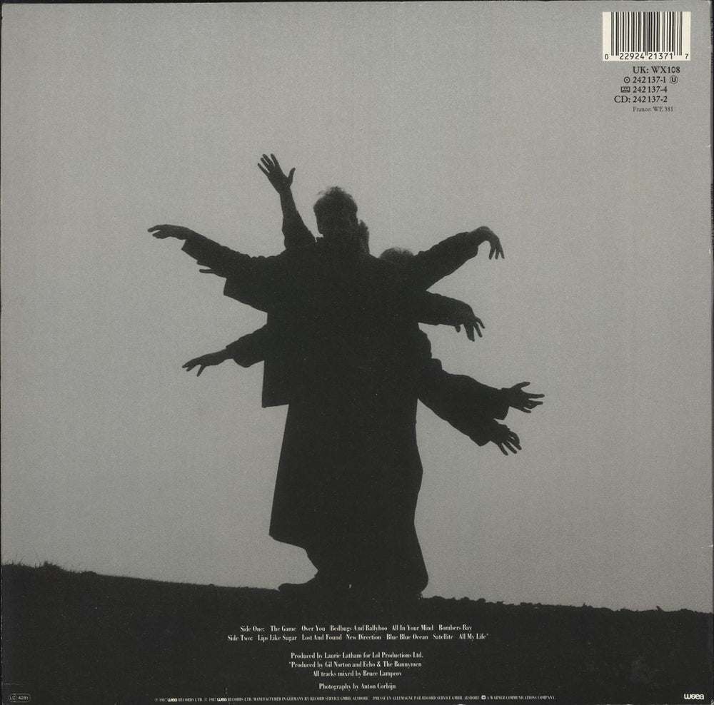 Echo & The Bunnymen Echo & The Bunnymen - EX UK vinyl LP album (LP record) 022924213717