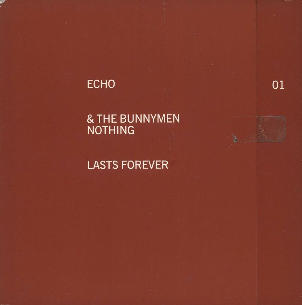 Echo & The Bunnymen Nothing Lasts Forever - Sealed UK 7" vinyl single (7 inch record / 45) LON396