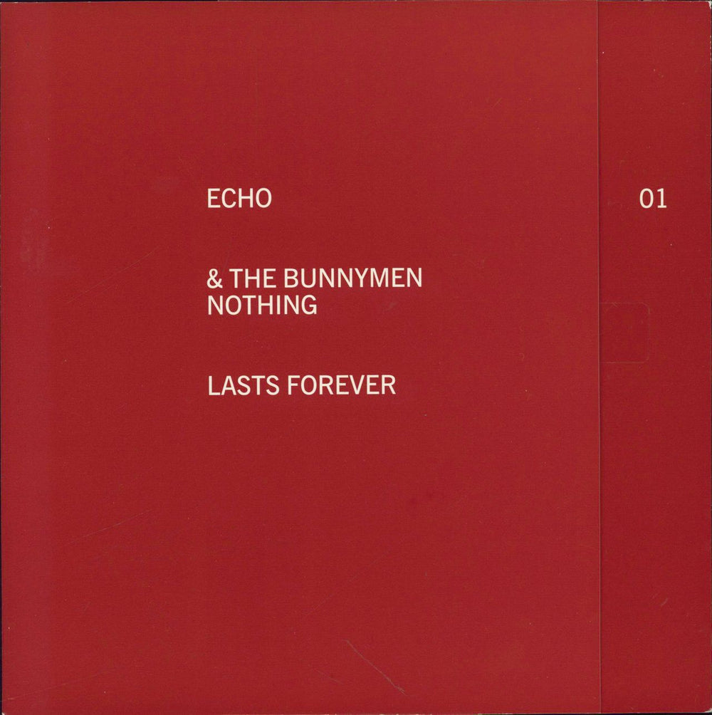 Echo & The Bunnymen Nothing Lasts Forever UK 7" vinyl single (7 inch record / 45) LON396