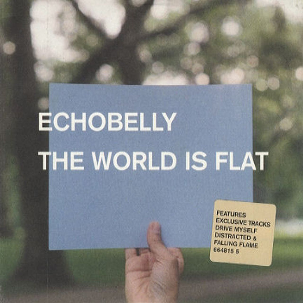 Echobelly The World Is Flat UK CD single (CD5 / 5") 6648155