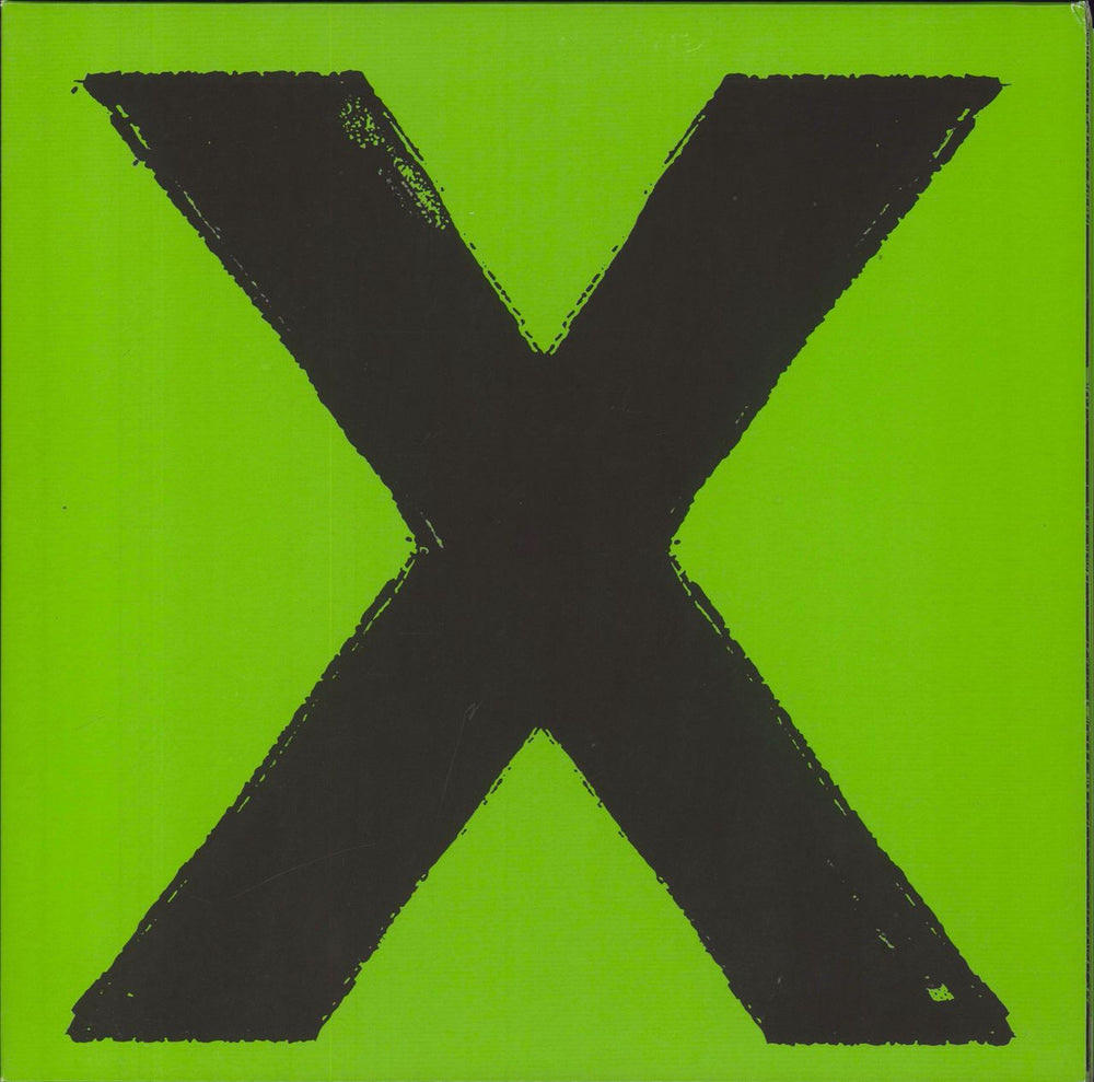 Ed Sheeran X - Dark Green Vinyl UK 2-LP vinyl record set (Double LP Album) 825646285877