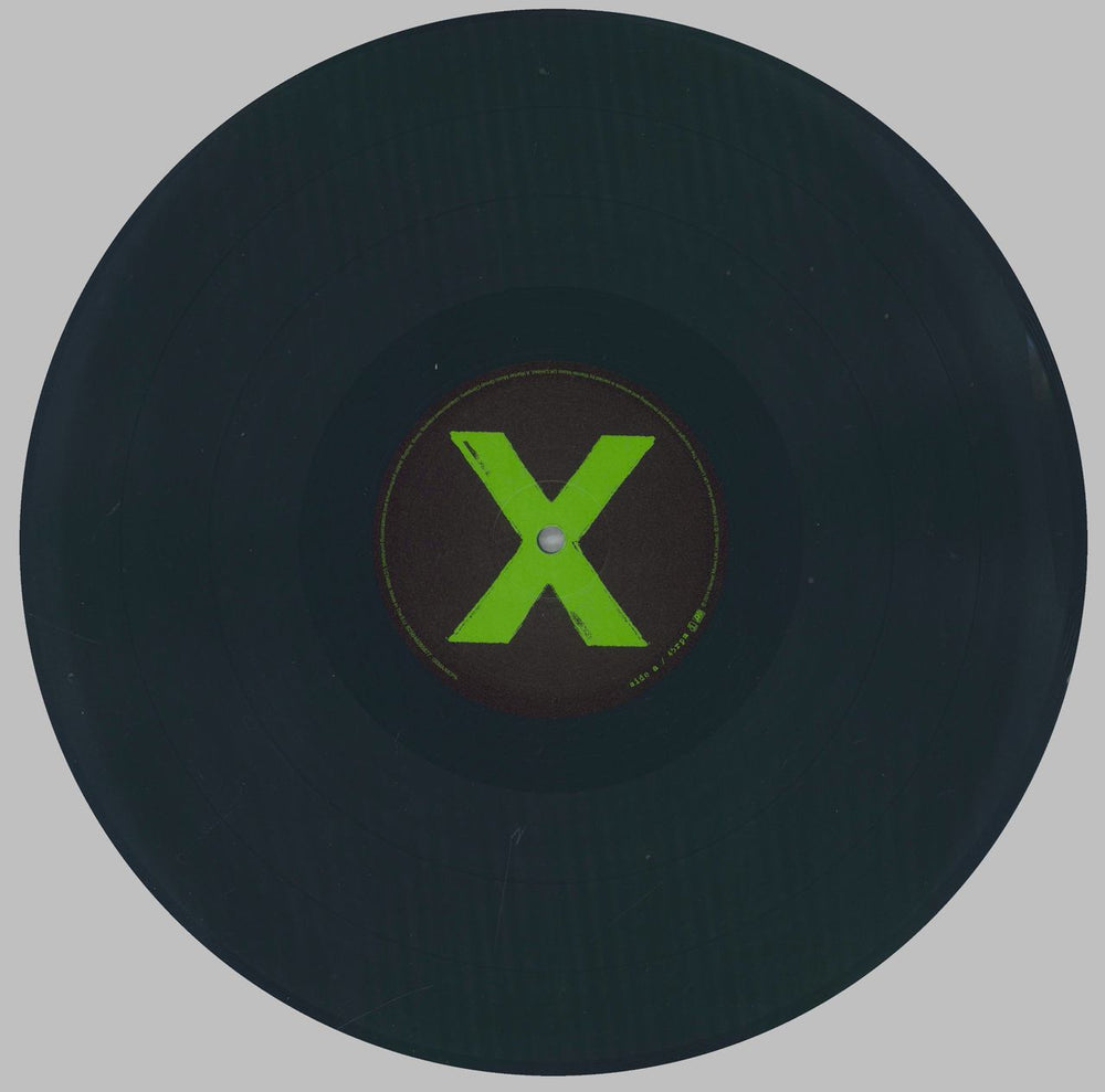 Ed Sheeran X - Dark Green Vinyl UK 2-LP vinyl record set (Double LP Album) EJB2LXD826350