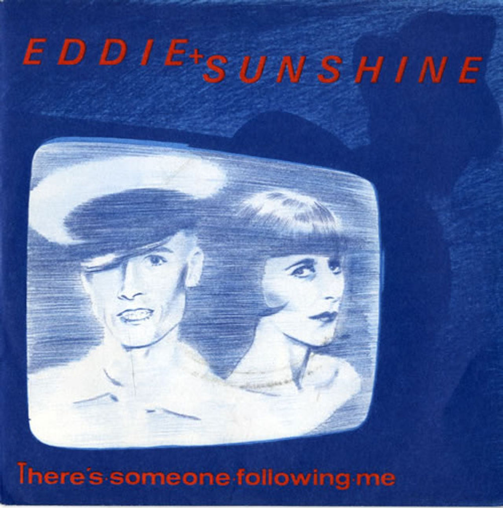 Eddie & Sunshine There's Someone Following You French 7" vinyl single (7 inch record / 45) SUR018