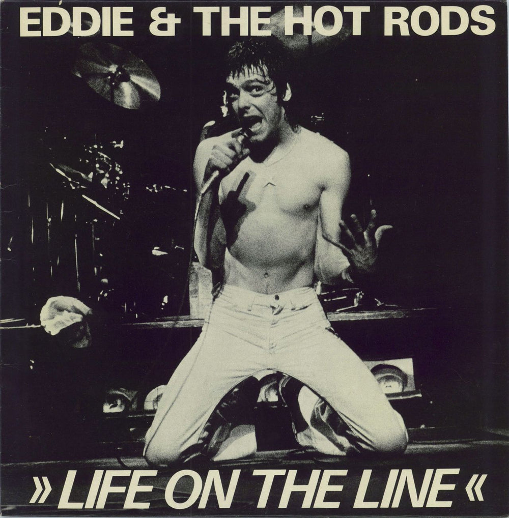 Eddie And The Hot Rods Life On The Line UK 12" vinyl single (12 inch record / Maxi-single) 12WIP6438