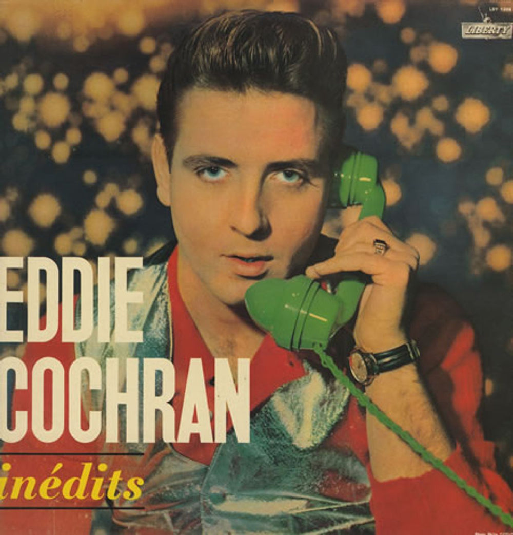 Eddie Cochran Inédits French vinyl LP album (LP record) LBY1209F