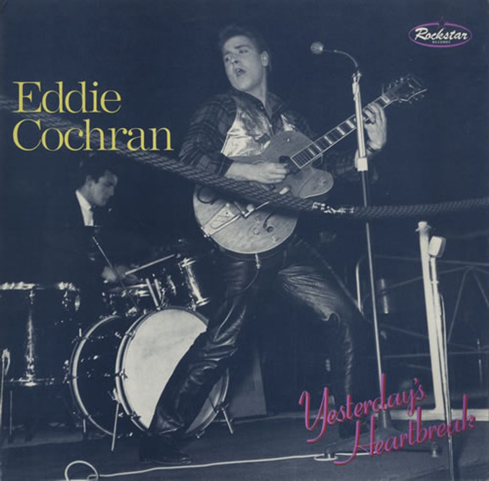 Eddie Cochran Yesterday's Heartbreak UK vinyl LP album (LP record) RSRLP1021