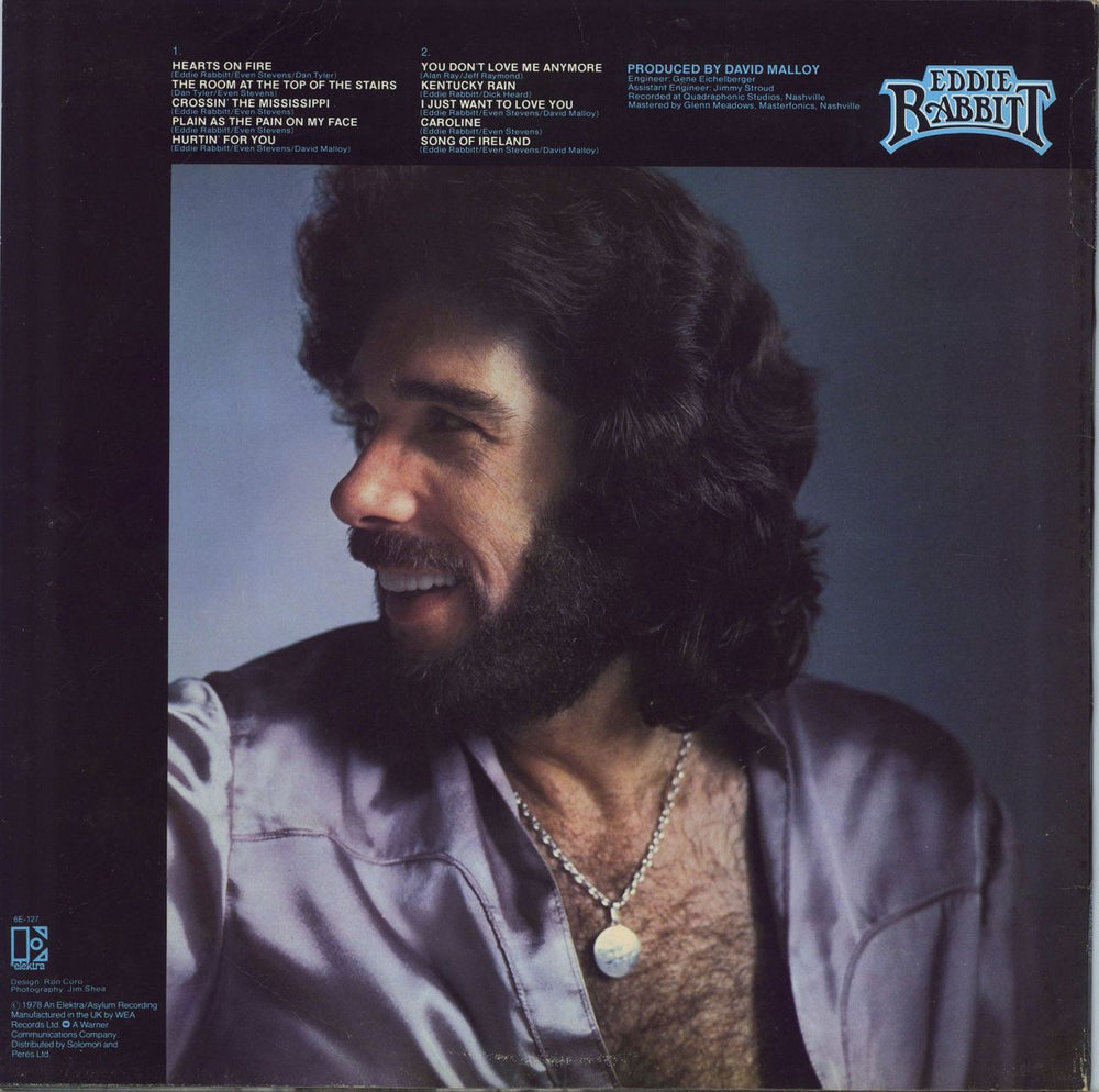 Eddie Rabbitt Variations UK vinyl LP album (LP record)