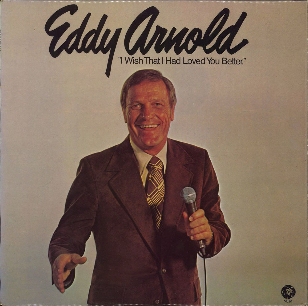 Eddy Arnold I Wish That I Had Loved You Better UK vinyl LP album (LP record) 2315315