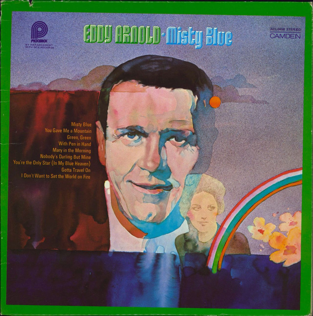 Eddy Arnold Misty Blue US vinyl LP album (LP record) ACL0458