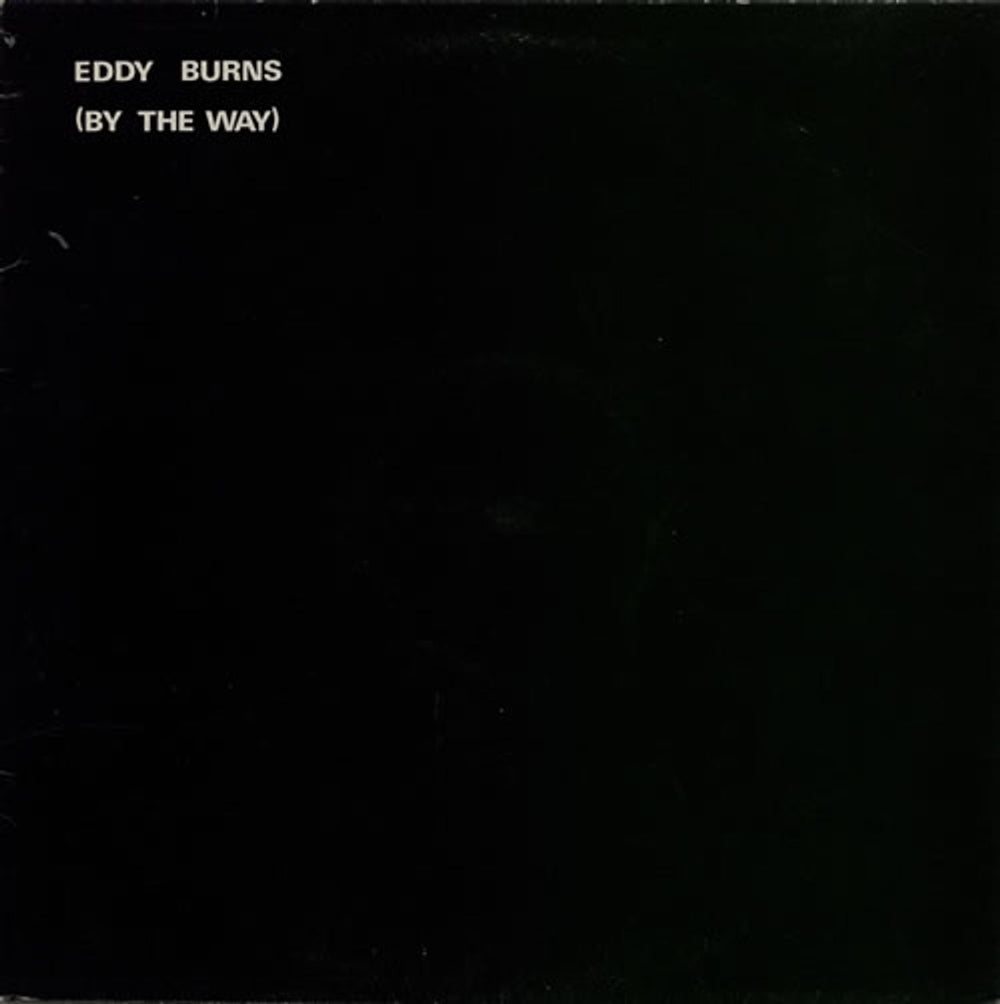 Eddy Burns Eddy Burns (By The Way) UK vinyl LP album (LP record) EB23