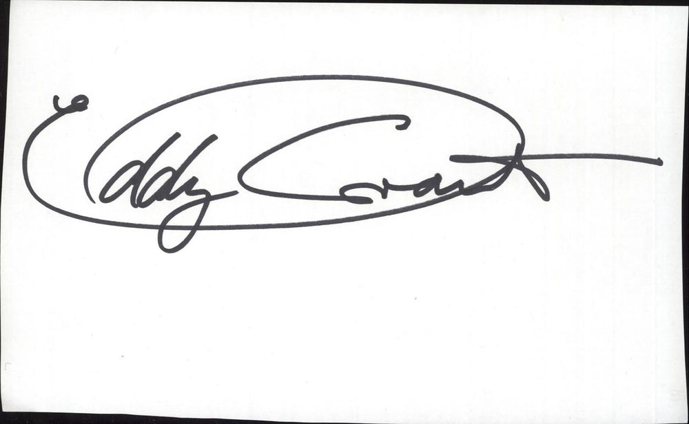 Eddy Grant Autograph UK memorabilia AUTOGRAPH