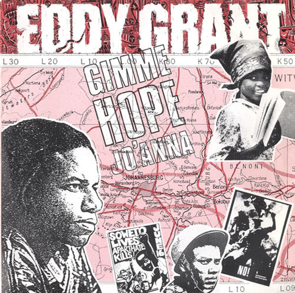 Eddy Grant Gimme Hope Jo'Anna UK 7" vinyl single (7 inch record / 45) ICE78701