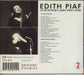 Edith Piaf La Vie En Rose & Adieu Mon Coeur - Sealed UK 2 CD album set (Double CD)