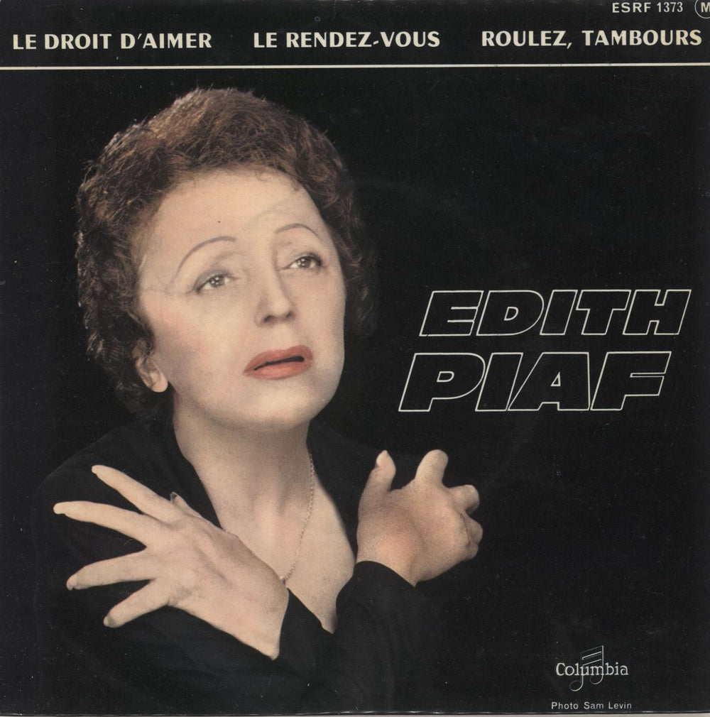 Edith Piaf Le Droit D'aimer French 7" vinyl single (7 inch record / 45) ESRF1373