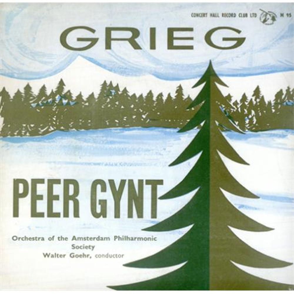 Edvard Grieg Peer Gynt EP UK 7" vinyl single (7 inch record / 45) M95