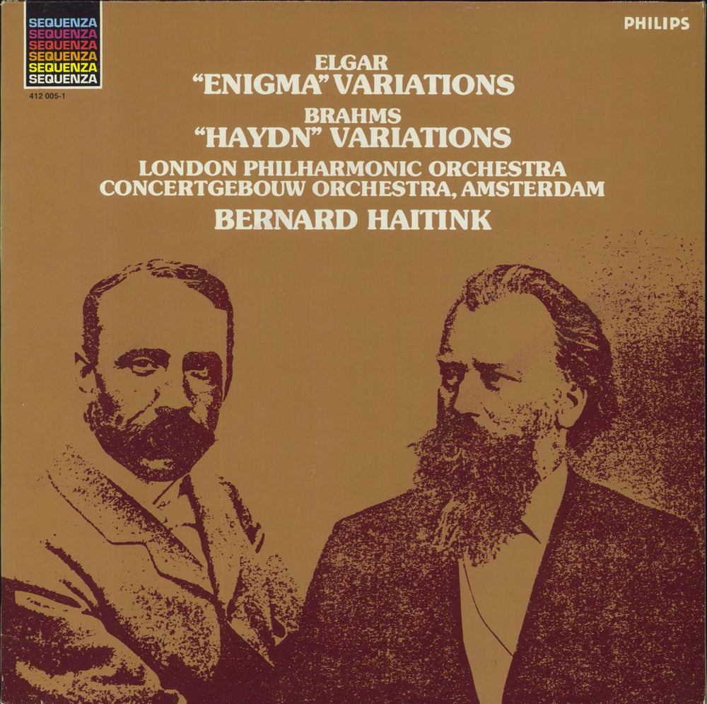 Edward Elgar Elgar: Enigma Variations / "Haydn" Variations Dutch vinyl LP album (LP record) 412005-1