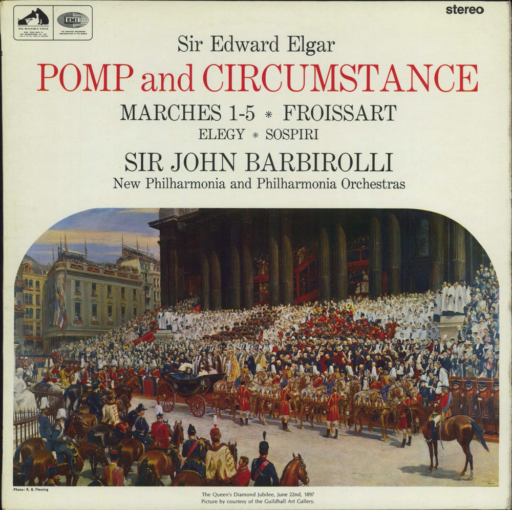 Edward Elgar Pomp and Circumstance - S/c UK vinyl LP album (LP record) ASD2292