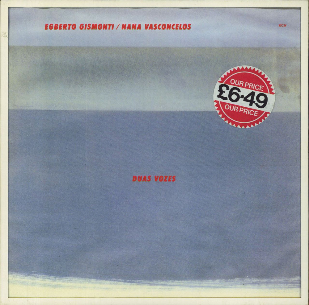 Egberto Gismonti Duas Vozes - price stickered p/s German vinyl LP album (LP record) ECM1279