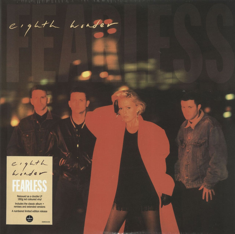 Eighth Wonder Fearless - 180gram Red Vinyl + Numbered Sleeve - Sealed UK 2-LP vinyl record set (Double LP Album) DEMRECDLX006