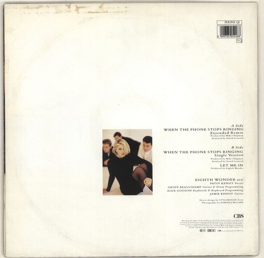 Eighth Wonder When The Phone Stops Ringing UK 12" vinyl single (12 inch record / Maxi-single)