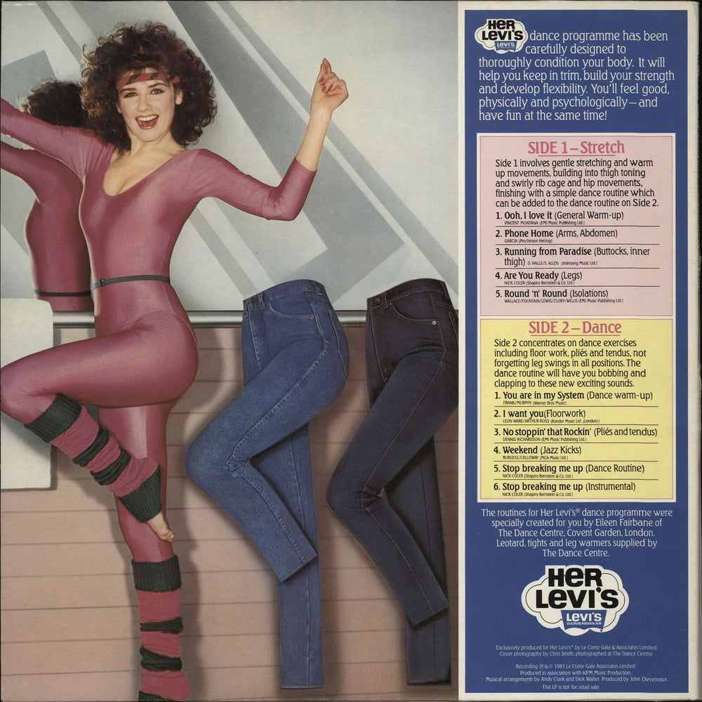 Eileen Fairbane Find Your Fit & Keep It - Dance And Exercise Routines UK Promo vinyl LP album (LP record)