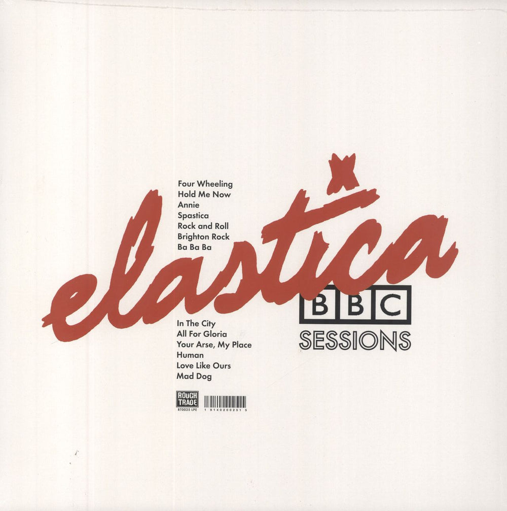 Elastica BBC Sessions - RSD19 - White Vinyl - Sealed UK vinyl LP album (LP record) 191402002515