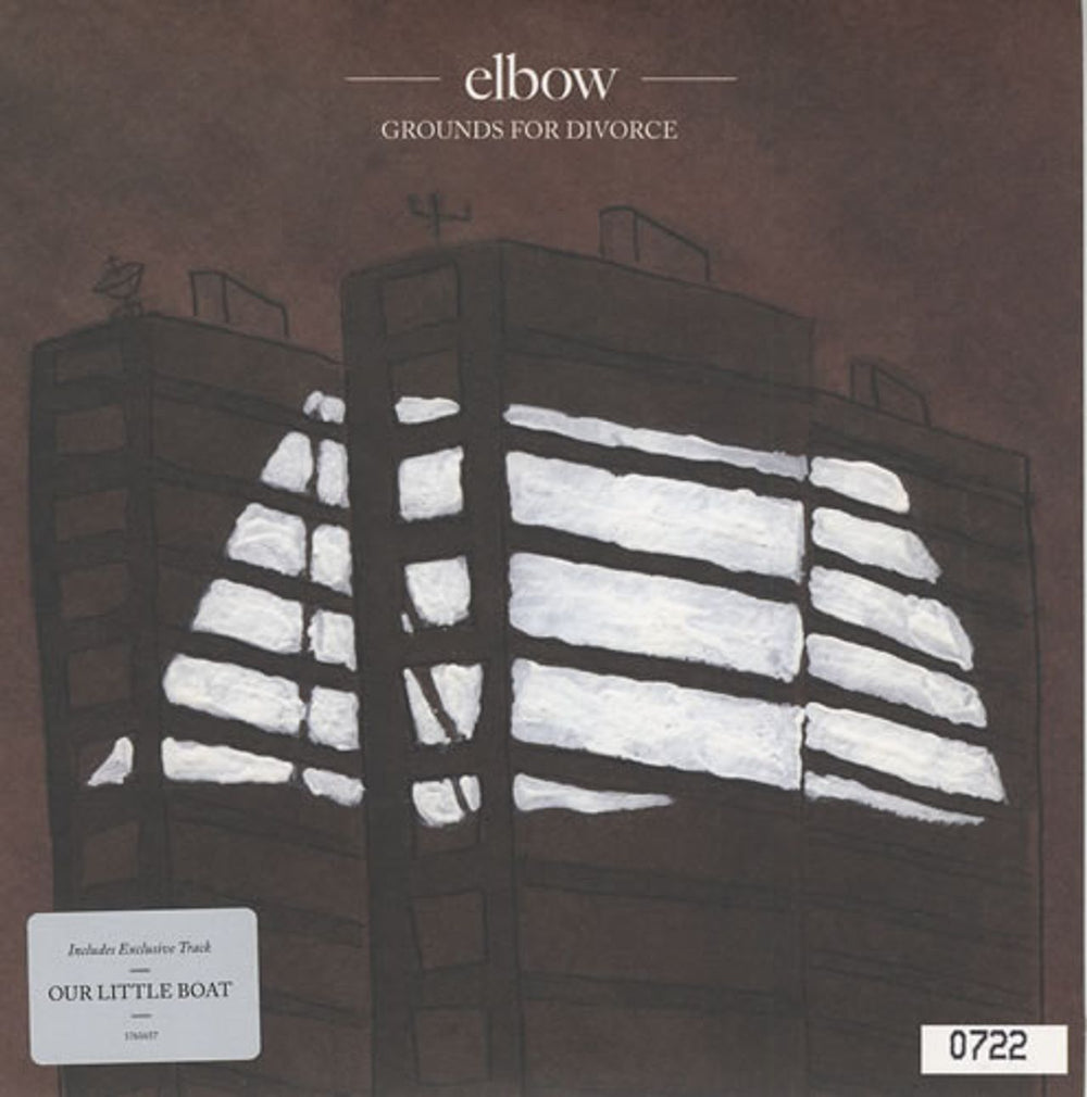 Elbow Grounds For Divorce - Numbered UK 7" vinyl single (7 inch record / 45) 1761657