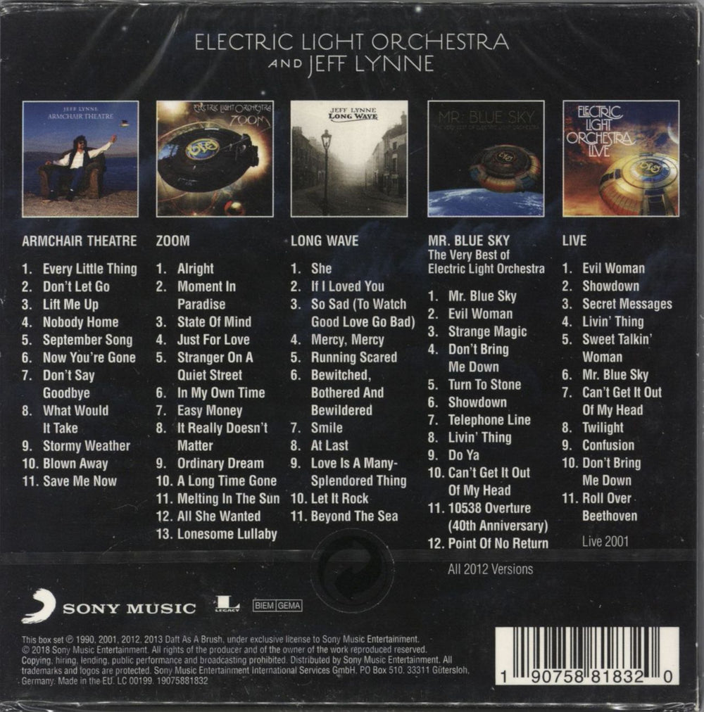 Electric Light Orchestra Original Album Classics - Sealed UK CD Album Box Set ELODXOR819304