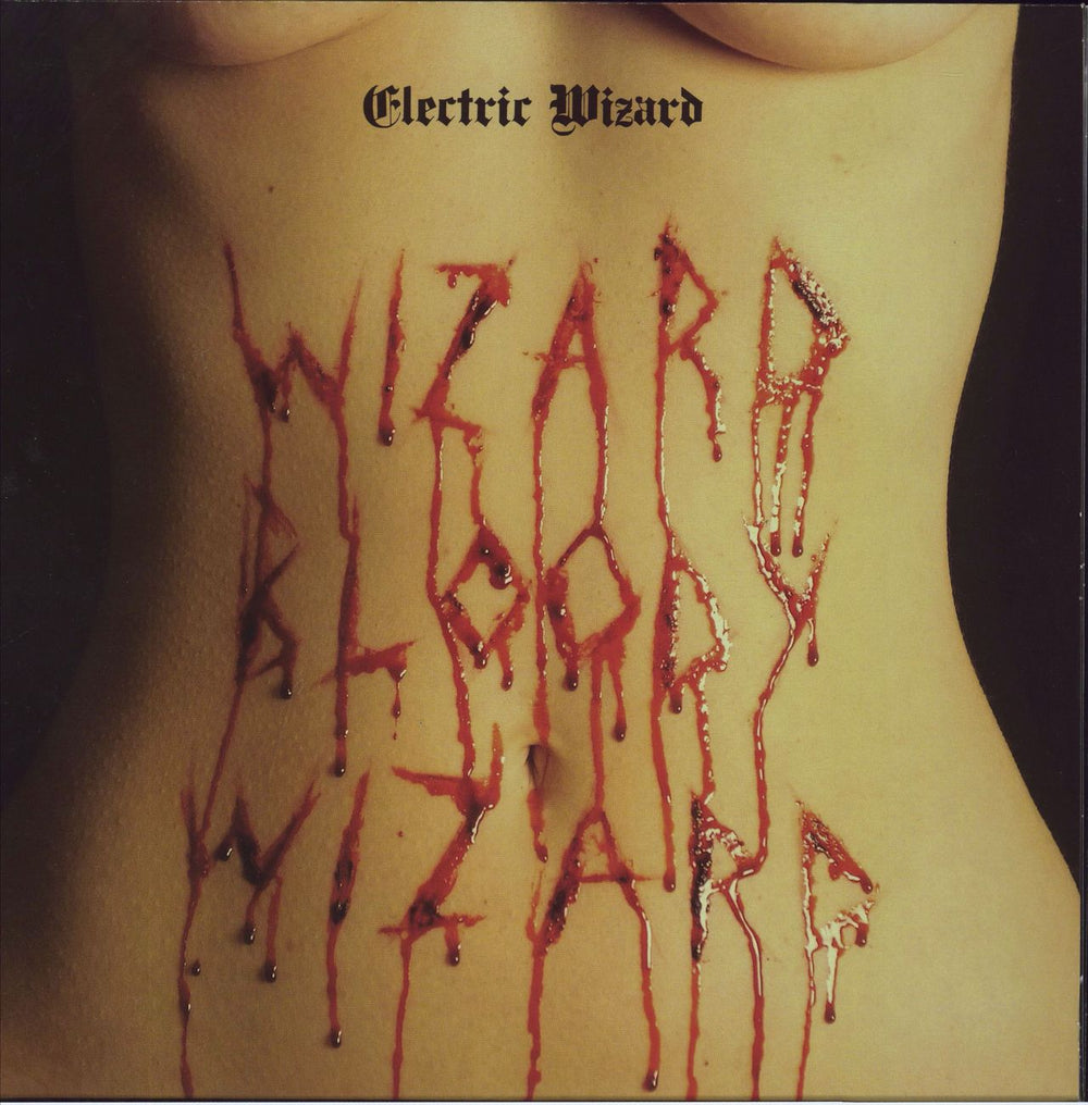 Electric Wizard Wizard Bloody Wizard - Red Splattered White Vinyl UK vinyl LP album (LP record) SPINE731695