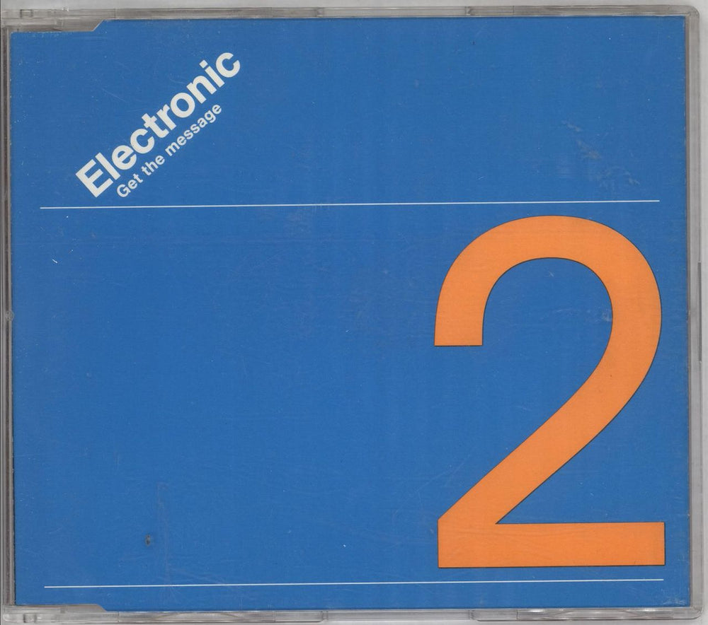 Electronic Get The Message UK CD single (CD5 / 5") FACD287