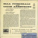 Ella Fitzgerald & Louis Armstrong Ella Fitzgerald & Louis Armstrong EP - Orange Sleeve UK 7" vinyl single (7 inch record / 45)