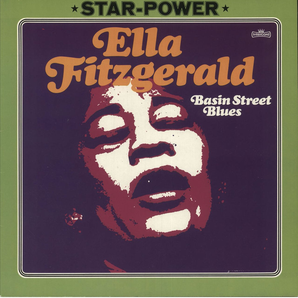 Ella Fitzgerald Basin Street Blues German vinyl LP album (LP record) INT125404