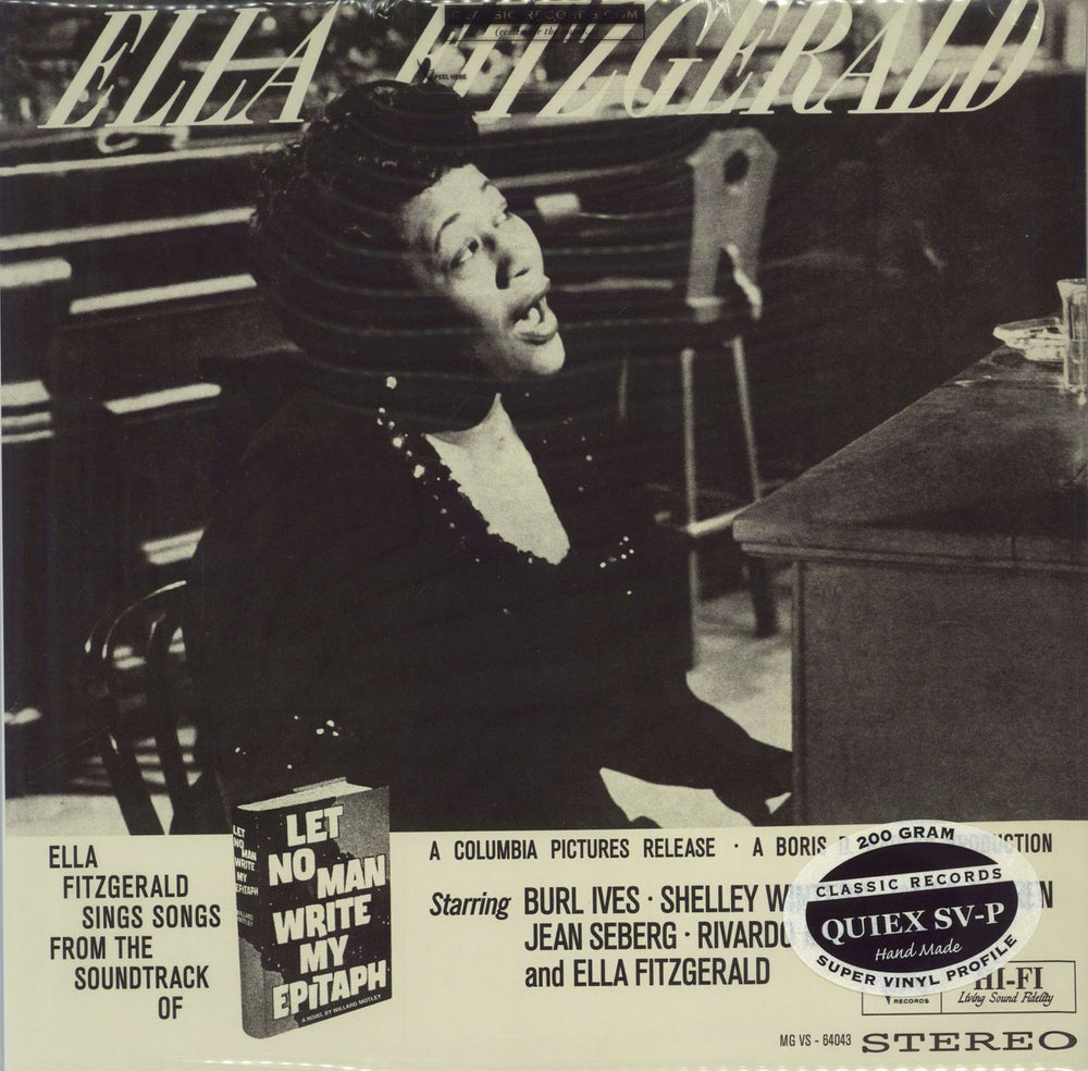 Ella Fitzgerald Let No Man Write My Epitaph - 200gm - Sealed US vinyl LP album (LP record) MGVS-64043