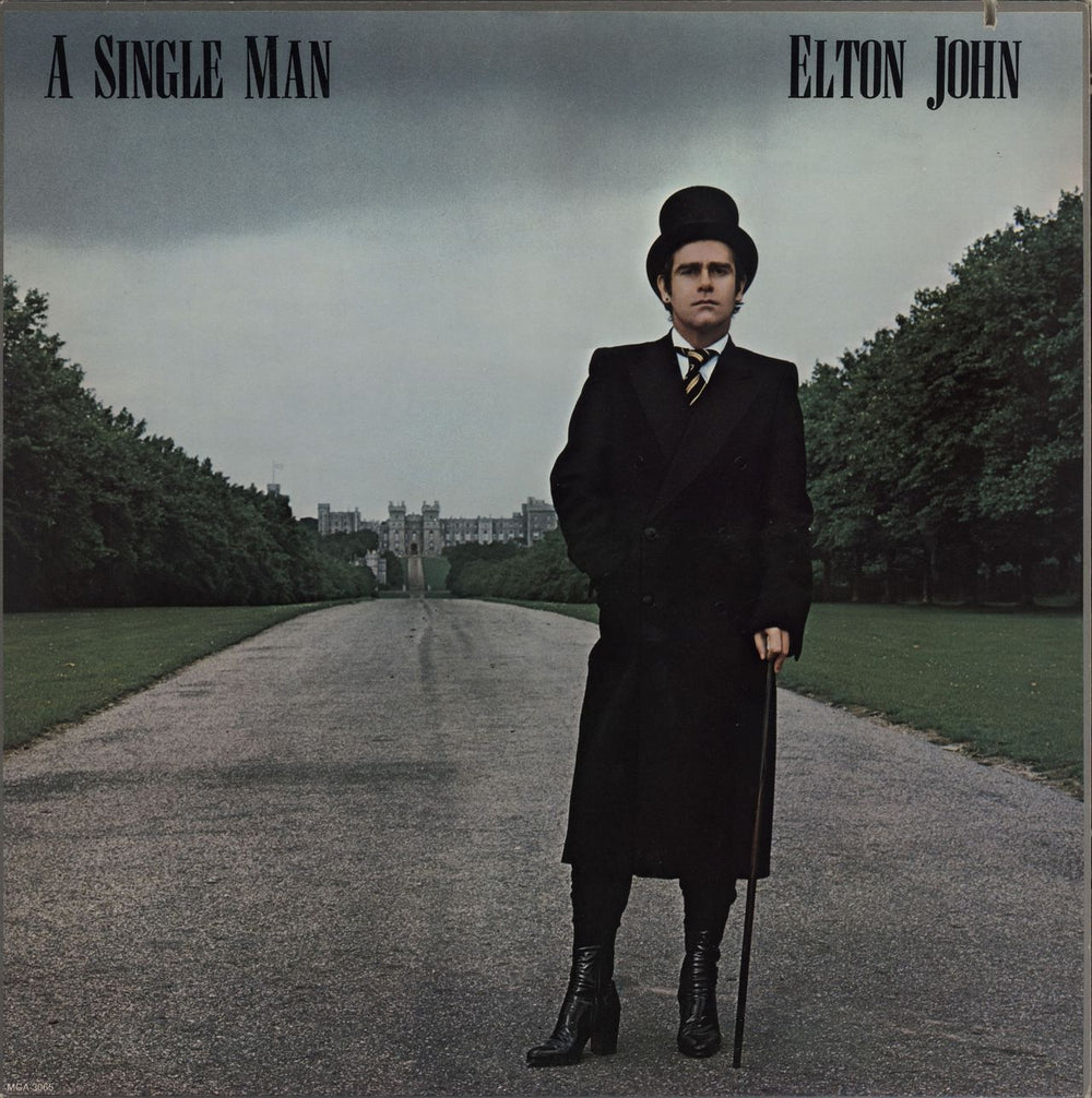 Elton John A Single Man US vinyl LP album (LP record) MCA-3065