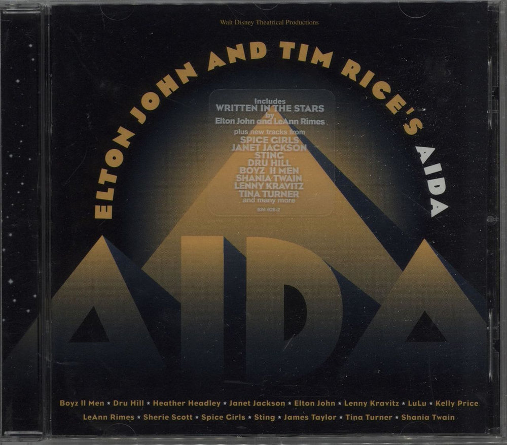 Elton John Aida + Interview CD Singapore Promo 2 CD album set (Double CD) 524628-2/STARS2