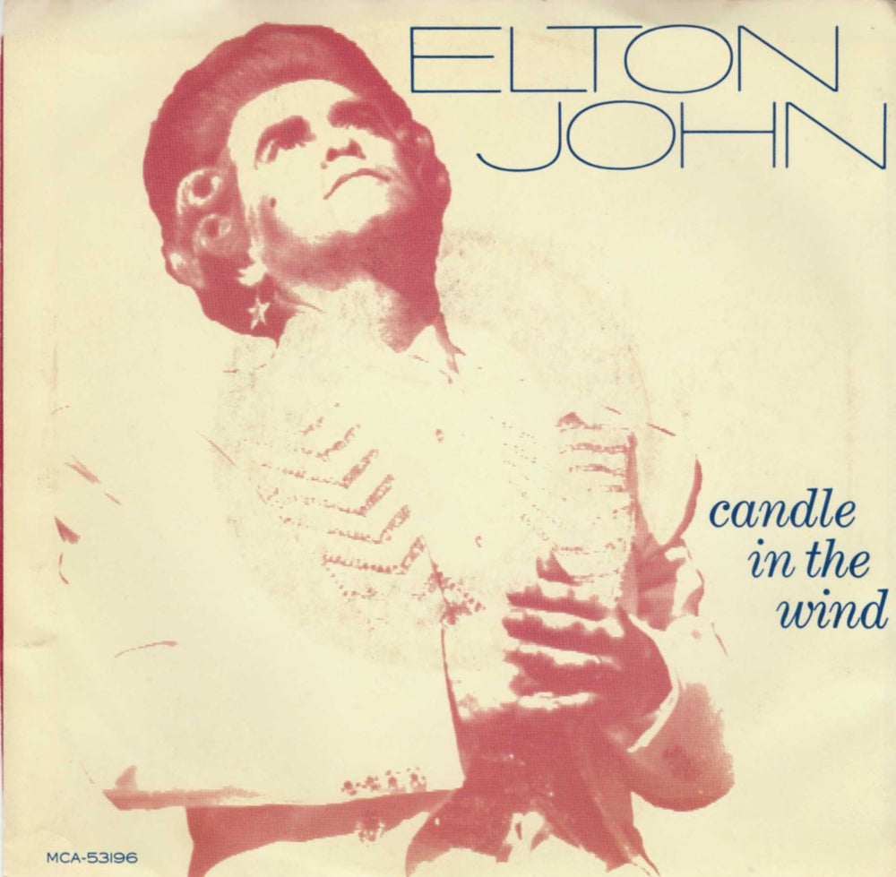 Elton John Candle In The Wind US Promo 7" vinyl single (7 inch record / 45) MCA-53196