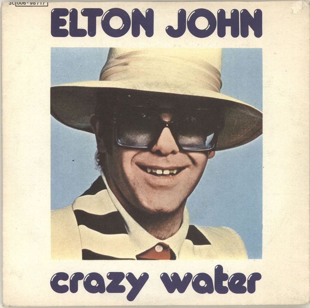 Elton John Crazy Water Italian 7" vinyl single (7 inch record / 45) 3C006-98717