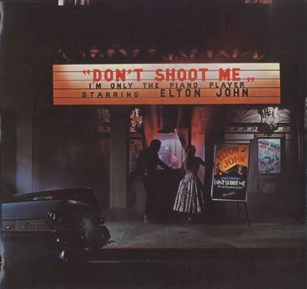 Elton John Don't Shoot Me - 1st - Turquoise UK vinyl LP album (LP record) DJLPH427