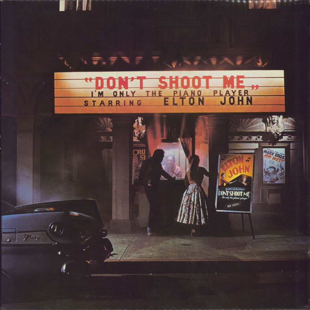 Elton John Don't Shoot Me - 1st - Turquoise UK vinyl LP album (LP record) DJLPH427